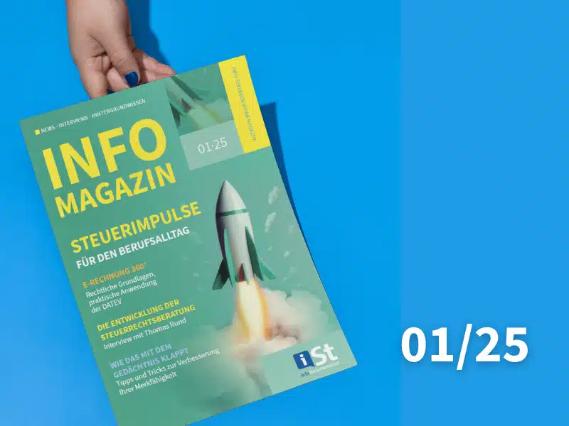 INFO-Magazin 01/25 für Steuerkanzleien
