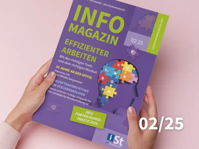 INFO-Magazin 02/25 für Steuerkanzleien