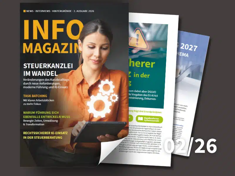 INFO-Magazin 02/26 für Steuerkanzleien