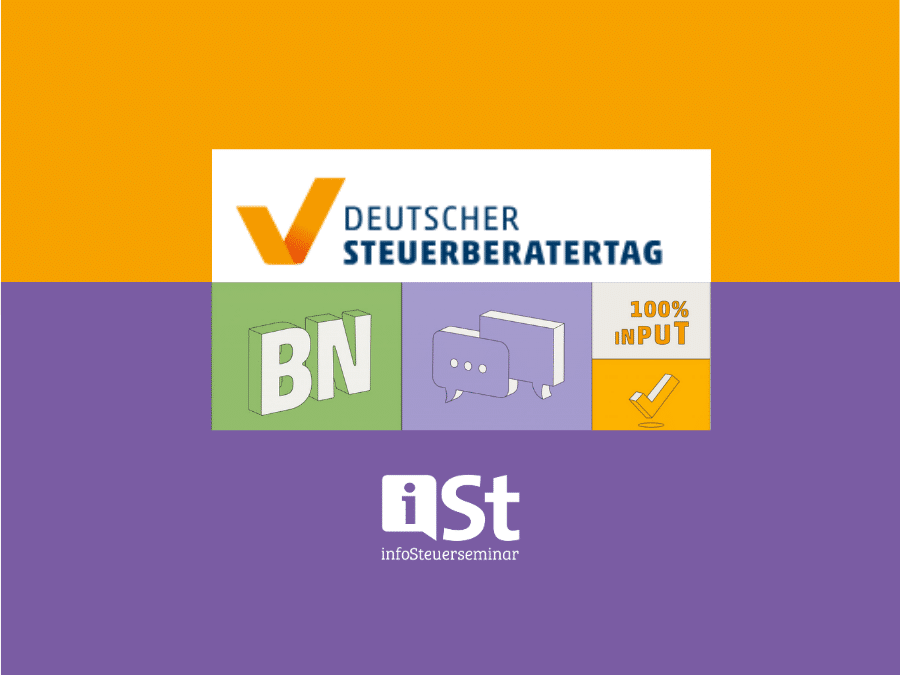 info-Steuerseminar auf dem 49. Deutschen Steuerberatertag in Bonn